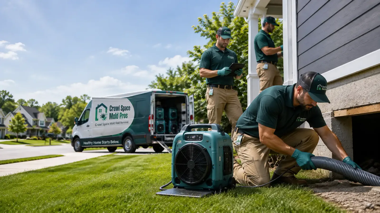 Crawl Space Mold Removal in Sidney, OH